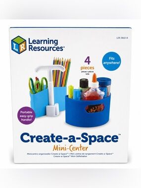 Learning Resources Create-a-Space Mini-Center Organizer in Blue